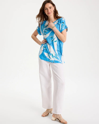 Chico's Customer Favorite | Printed Linen Button Tunic