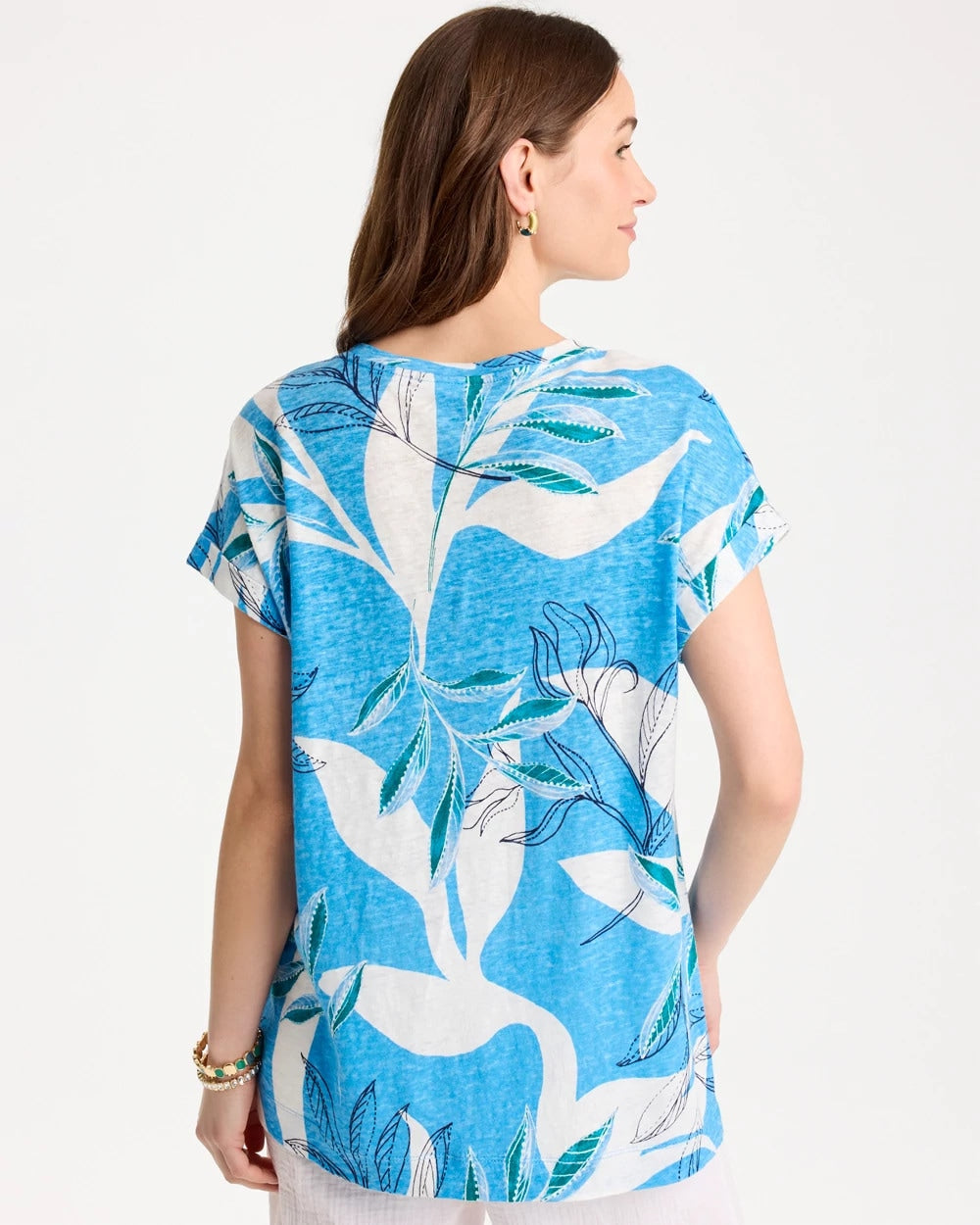 Chico's Customer Favorite | Printed Linen Button Tunic