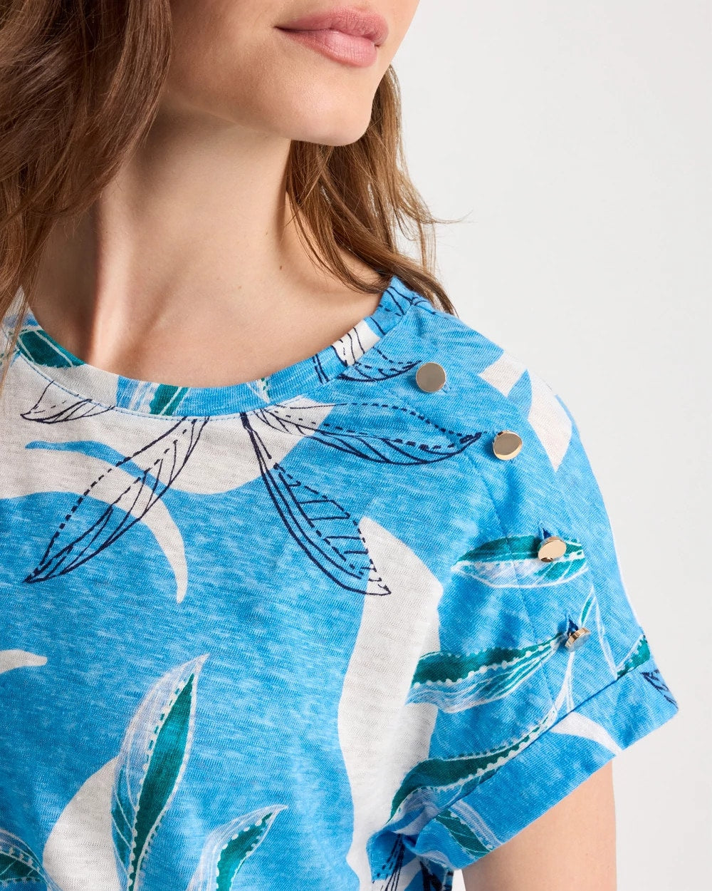 Chico's Customer Favorite | Printed Linen Button Tunic