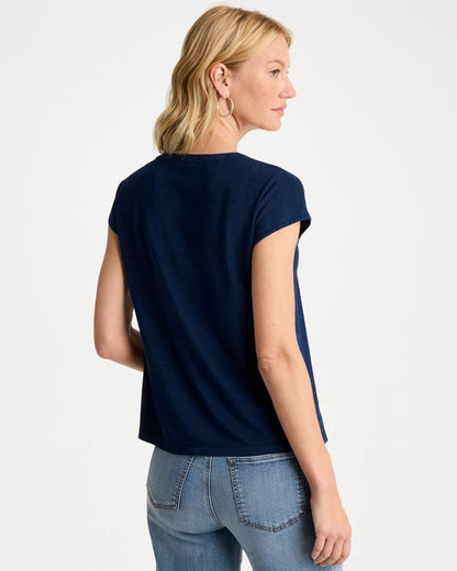 Chico's Trending | Refined Denim Button Tee
