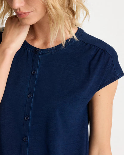 Chico's Trending | Refined Denim Button Tee