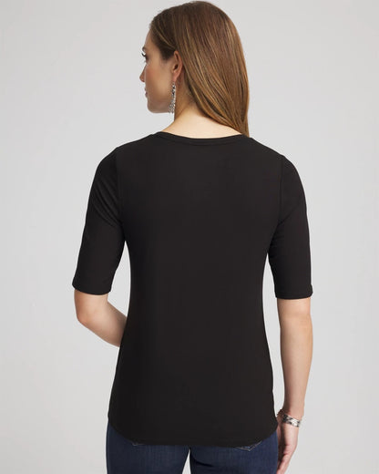 Chico's Best Price | Elbow Sleeve Tee