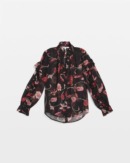 Chico's Featured | Georgette Celtic Blooms Blouse