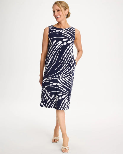 Chico's Recommended | Jersey Knit Printed Shift Dress