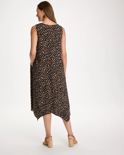 Chico's Classic | Rayon-Silk Asymmetrical Hem Dress