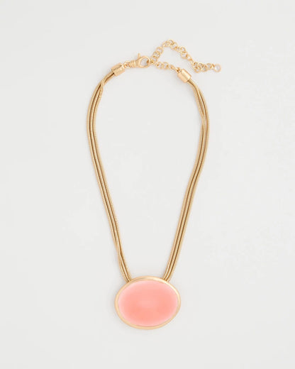 Chico's Exclusive | Coral Pendant Necklace