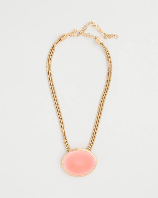 Chico's Exclusive | Coral Pendant Necklace