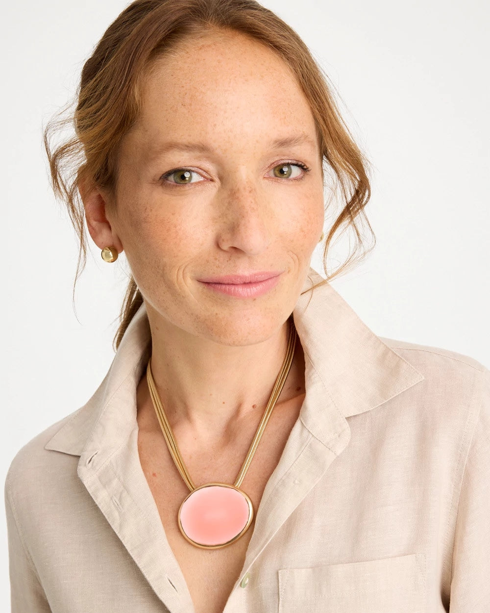 Chico's Exclusive | Coral Pendant Necklace