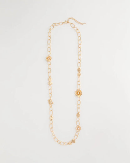 Chico's Trusted | Flower Long Single-Strand Necklace
