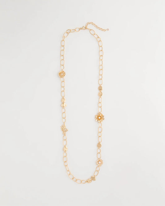 Chico's Trusted | Flower Long Single-Strand Necklace