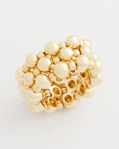 Chico's Customer Favorite | Gold Bead Stretch Ring