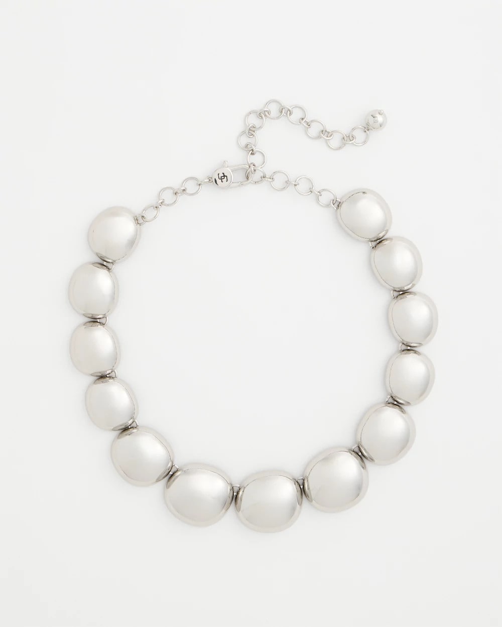Chico's Recommended | Silver Pebble Collar Necklace