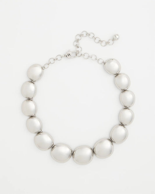 Chico's Recommended | Silver Pebble Collar Necklace