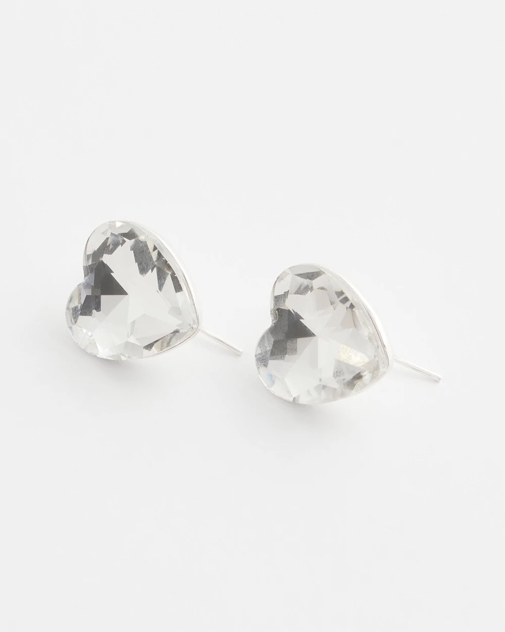 Chico's Latest | Crystal Heart Gem Drop Earrings