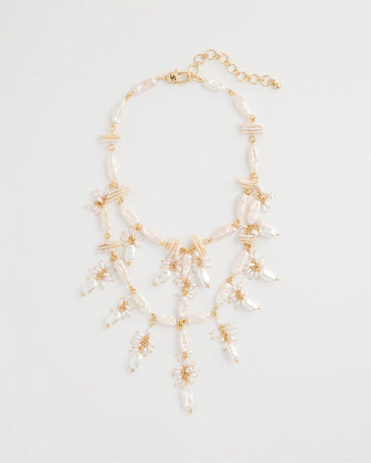 Chico's Exclusive | Chico's Originals Pearl Cluster Bib Necklace