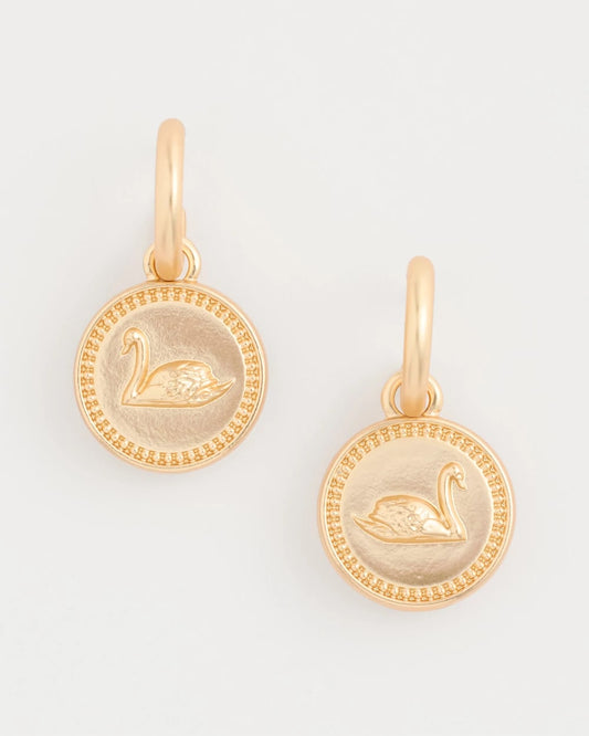 Chico's Trusted | Swan Mini Charm Earrings