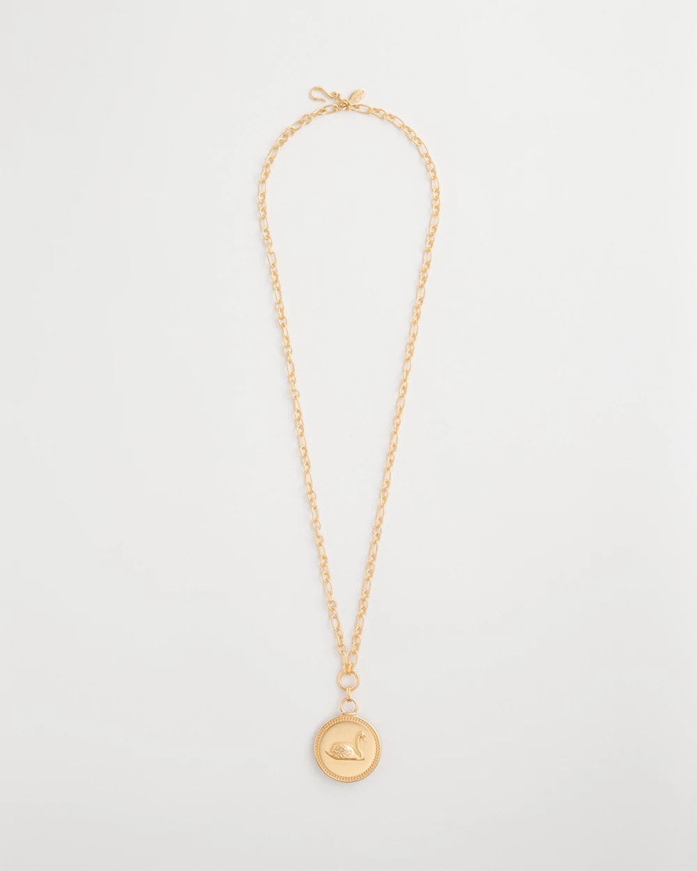 Chico's New | Reversible Swan Pendant Necklace