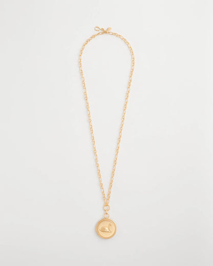 Chico's New | Reversible Swan Pendant Necklace