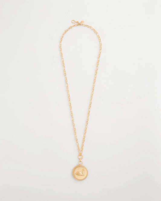Chico's New | Reversible Swan Pendant Necklace