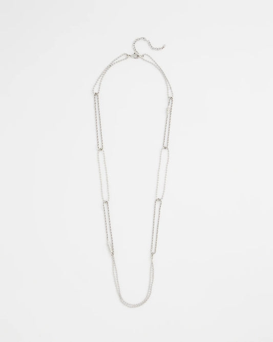 Chico's Featured | Long Silver Ball Chain Single Strand