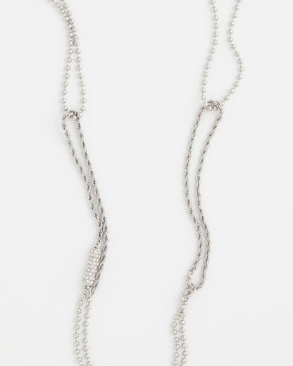 Chico's Featured | Long Silver Ball Chain Single Strand