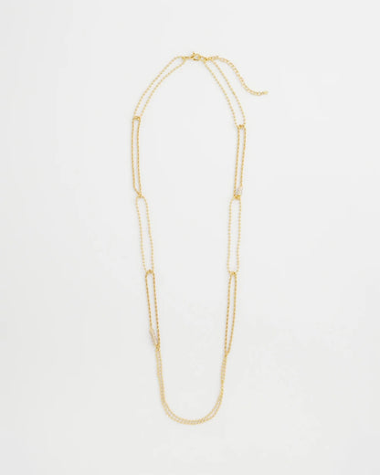 Chico's Discount | Long Gold Ball Chain Single Strand