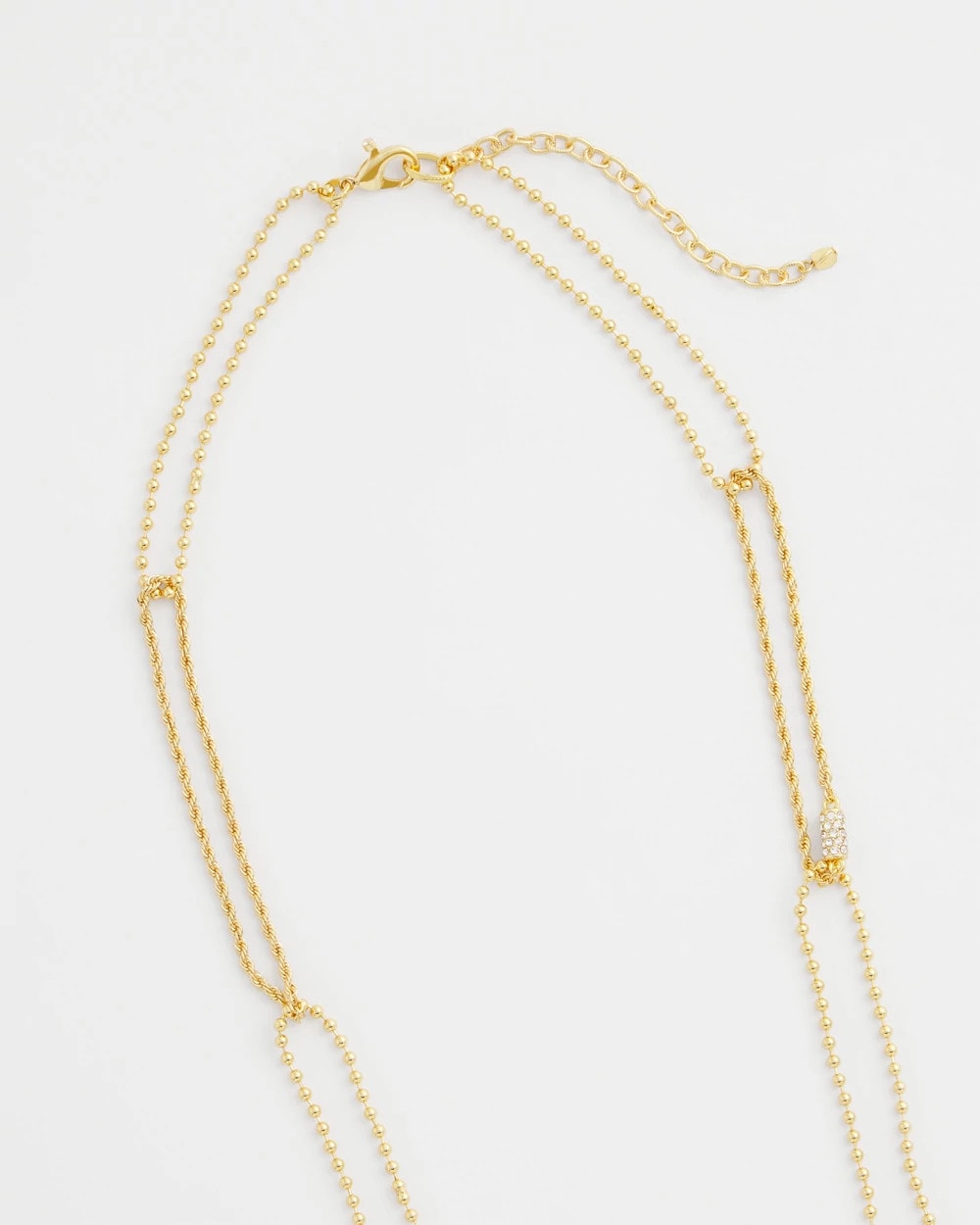 Chico's Discount | Long Gold Ball Chain Single Strand