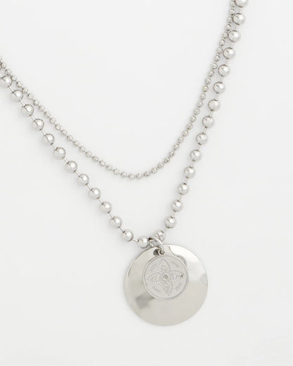 Chico's Featured | Short Silver Ball Chain Pendant