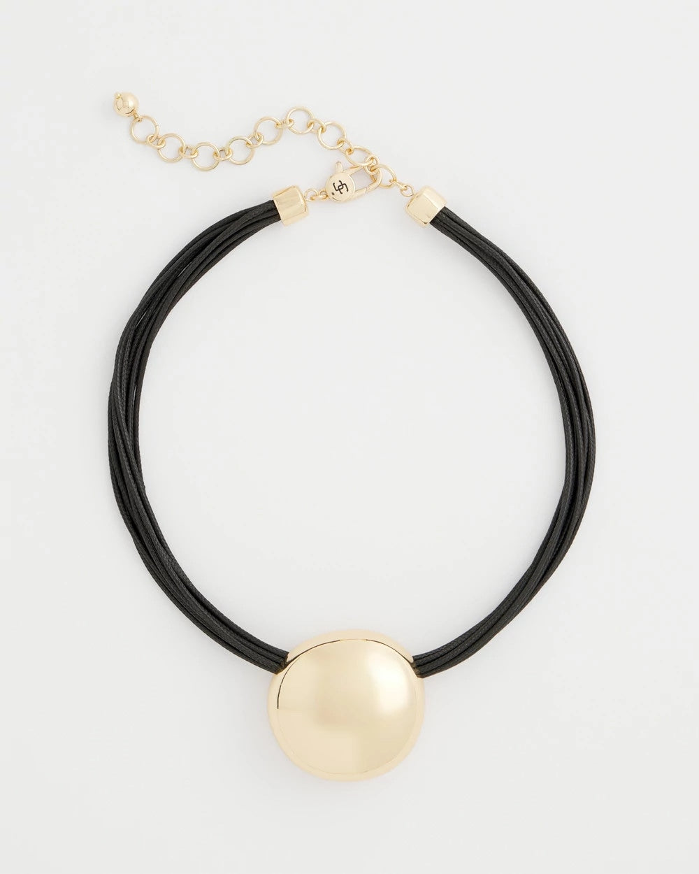 Chico's Sale | Gold Pendant Cord Necklace