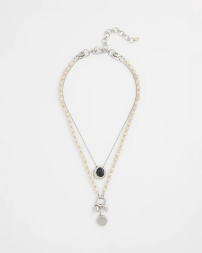 Chico's Great Value | Short Double Strand Pendant