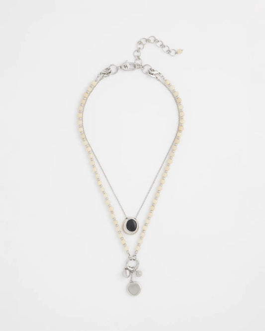 Chico's Great Value | Short Double Strand Pendant