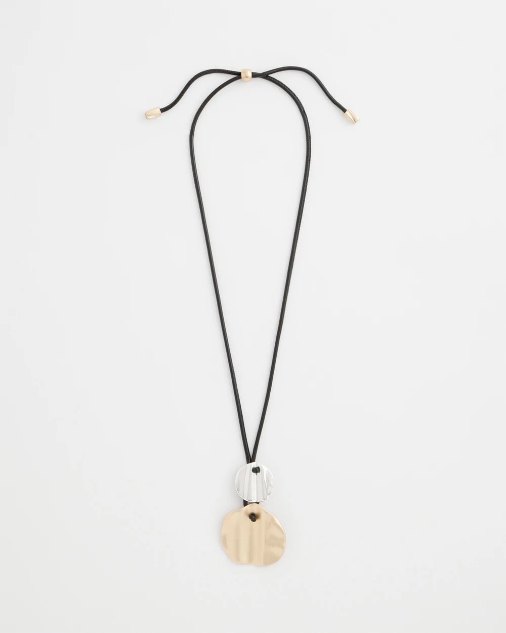 Chico's Customer Favorite | Crinkle Mixed Metal Pendant