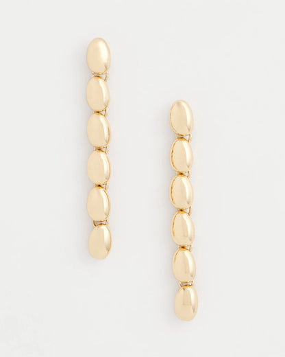 Chico's Smart Buy | Gold Linear Bead Earrings