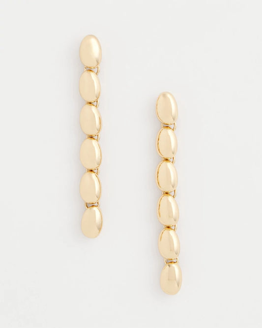 Chico's Smart Buy | Gold Linear Bead Earrings