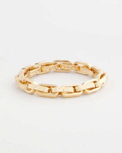 Chico's Value | Gold Link Stretch Bracelet