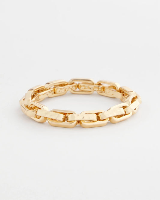 Chico's Value | Gold Link Stretch Bracelet