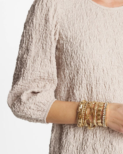 Chico's Value | Gold Link Stretch Bracelet