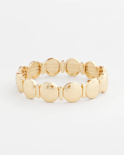 Chico's Trending | Textured Circle Stretch Bracelet