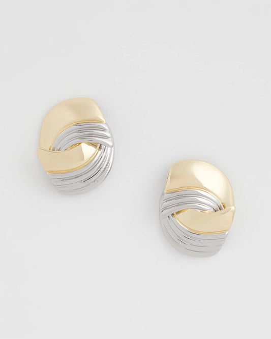 Chico's Best Seller | Mixed Metal Stud Earrings