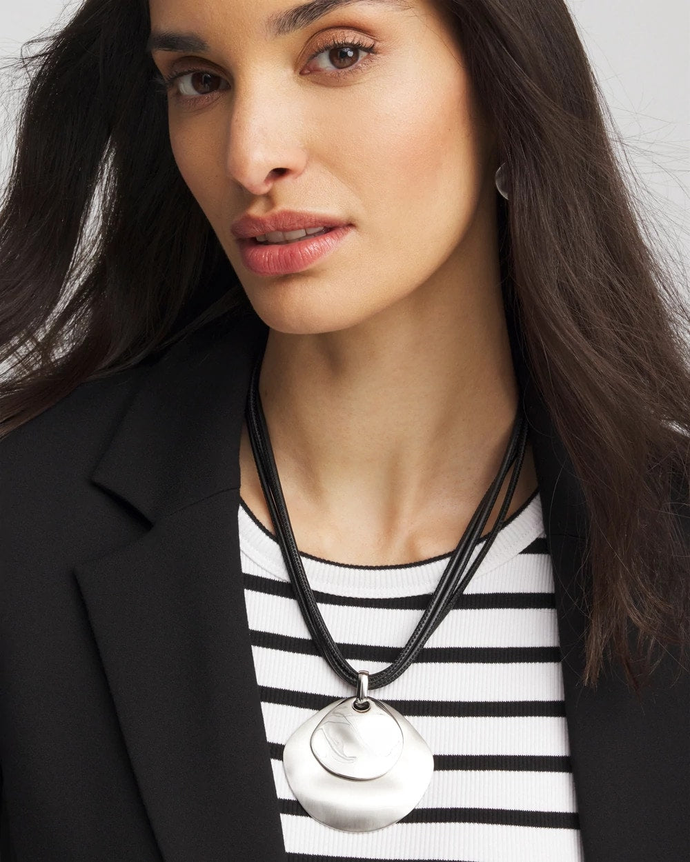 Chico's Best Price | Silver Pendant On Cord