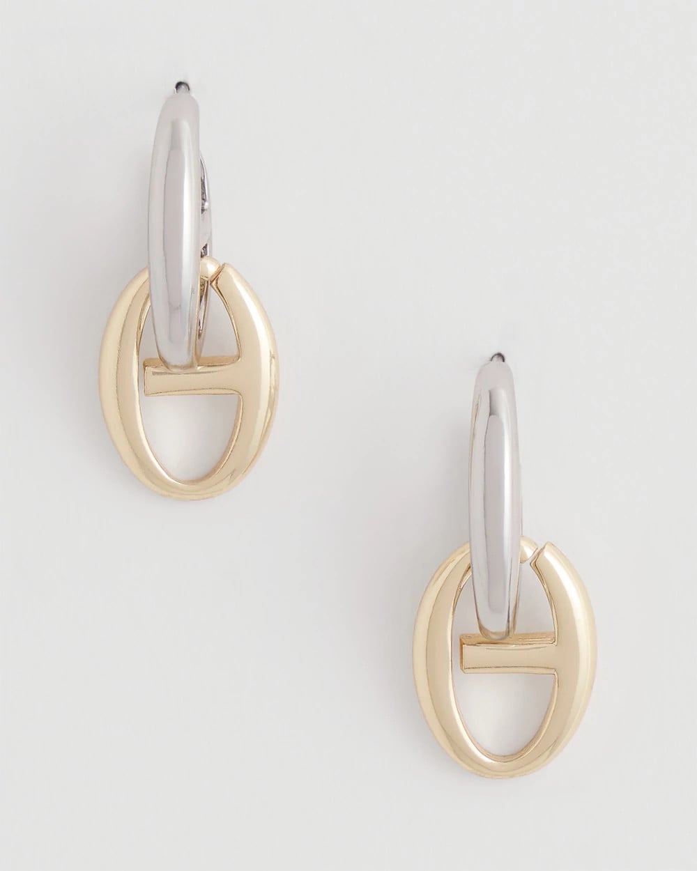 Chico's Value | Mixed Metal Link Earrings