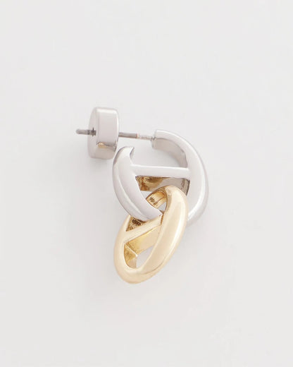 Chico's Value | Mixed Metal Link Earrings