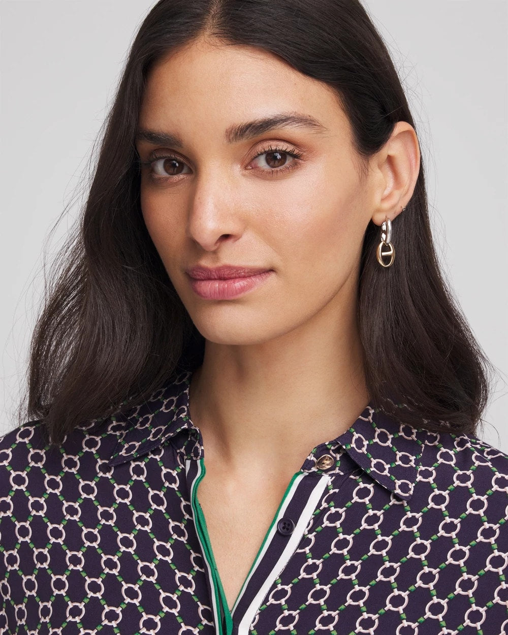 Chico's Value | Mixed Metal Link Earrings