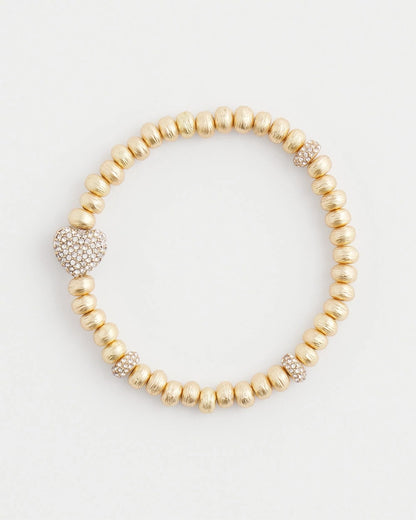 Chico's Top Pick | Gold Heart Stretch Bracelet