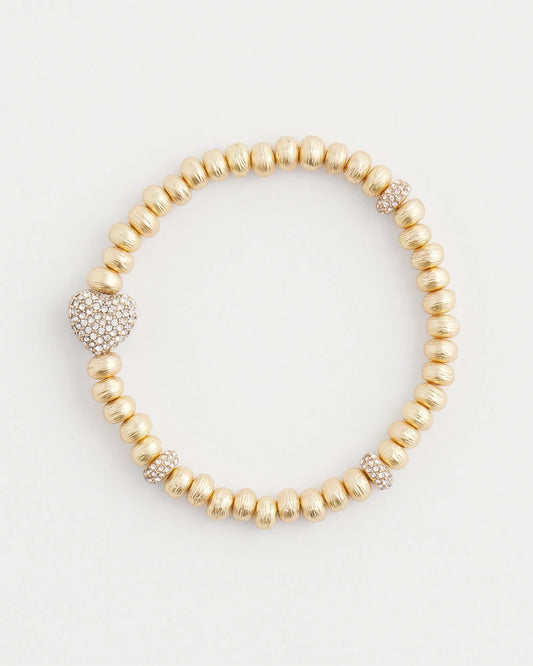 Chico's Top Pick | Gold Heart Stretch Bracelet