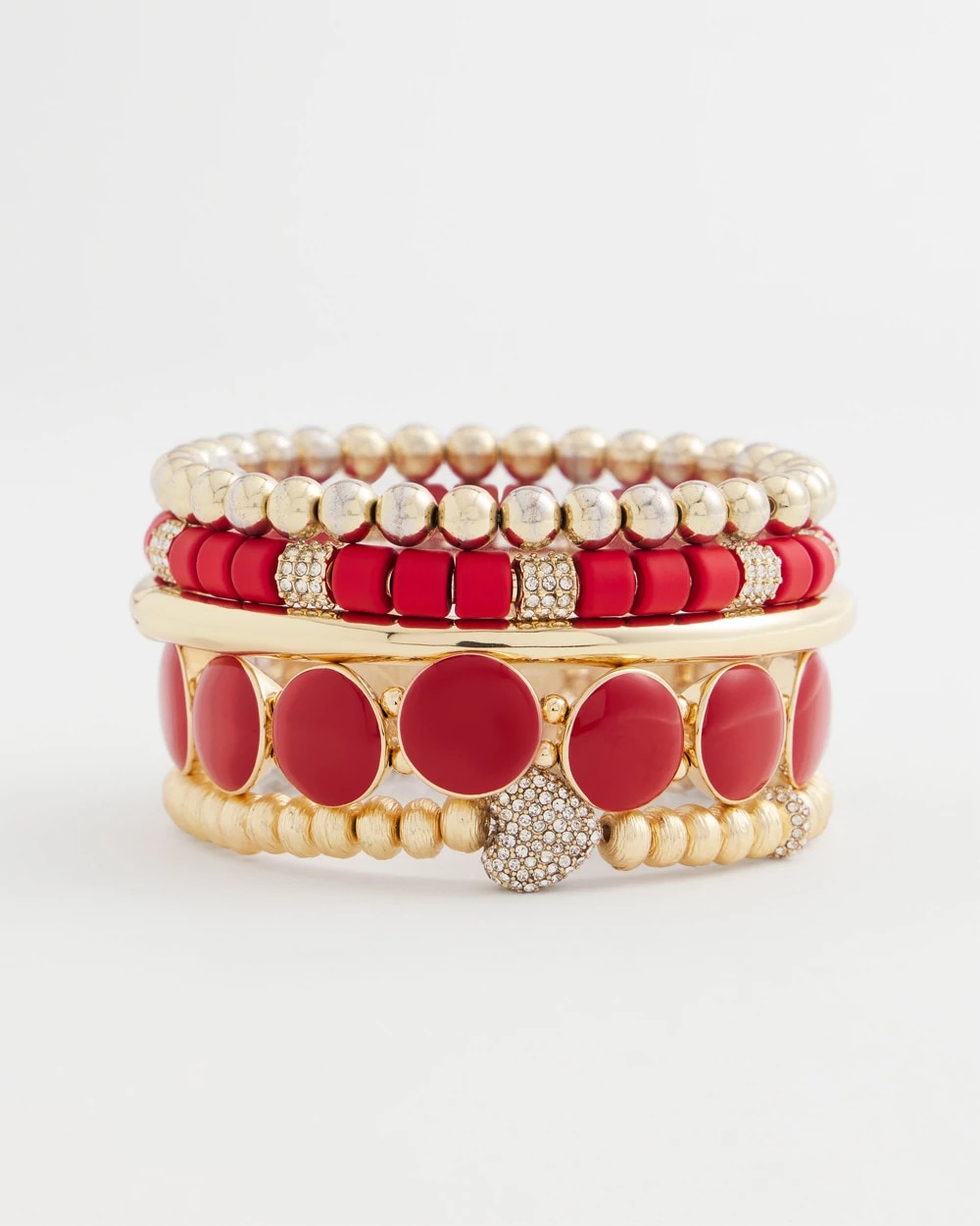 Chico's Top Pick | Gold Heart Stretch Bracelet