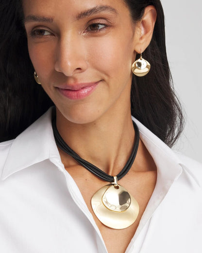 Chico's Recommended | Gold Pendant On Cord
