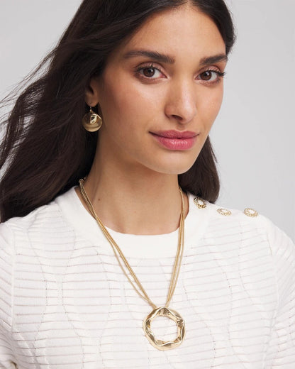 Chico's Featured | Short Circle Pendant