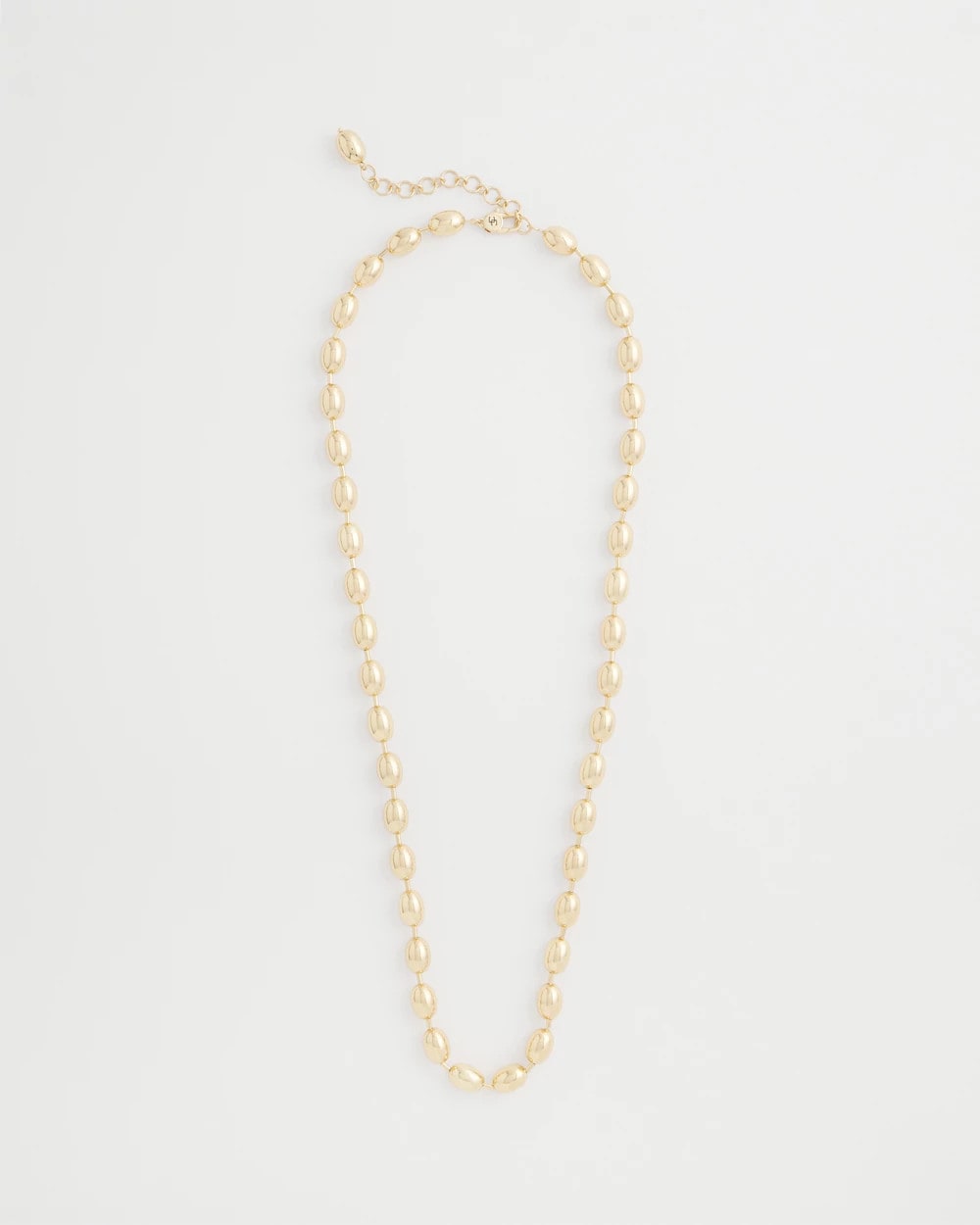 Chico's Top Pick | Gold Bead Long Single Strand Necklace