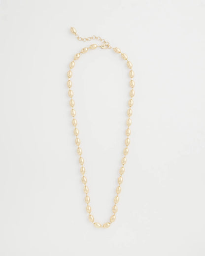 Chico's Top Pick | Gold Bead Long Single Strand Necklace